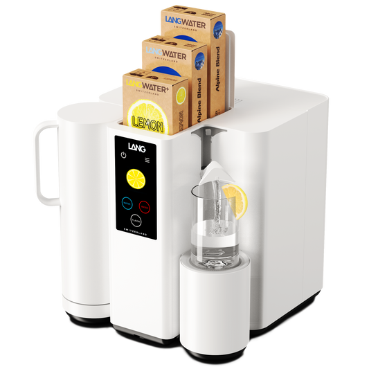 The Well Starter Kit + Lemon | Filtro de Agua Osmosis Inversa de Encimera con Minerales