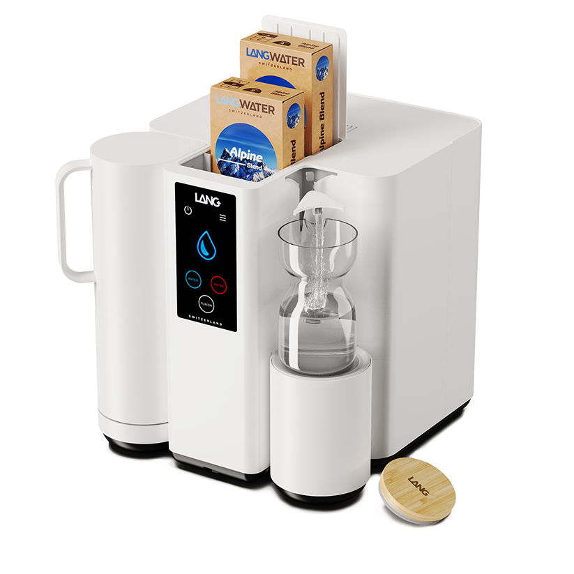 TheWell Starter Kit + 1 Glass Jar | Countertop Reverse Osmosis filter with Minerals